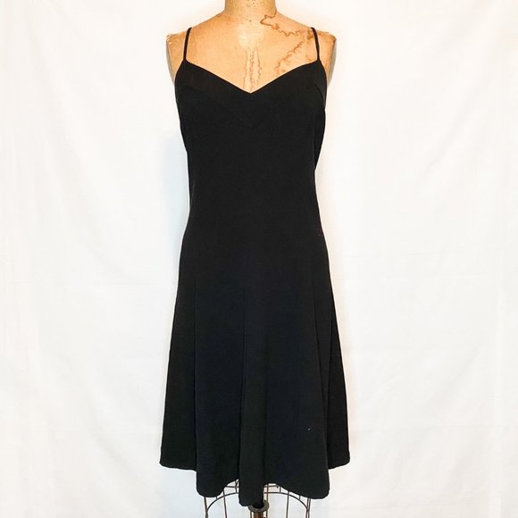 Ann Taylor Spaghetti Strap Little Black Dress - Picture 2 of 6